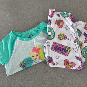 JoJo Siwa Kids Pajama Set - Teal and Pink